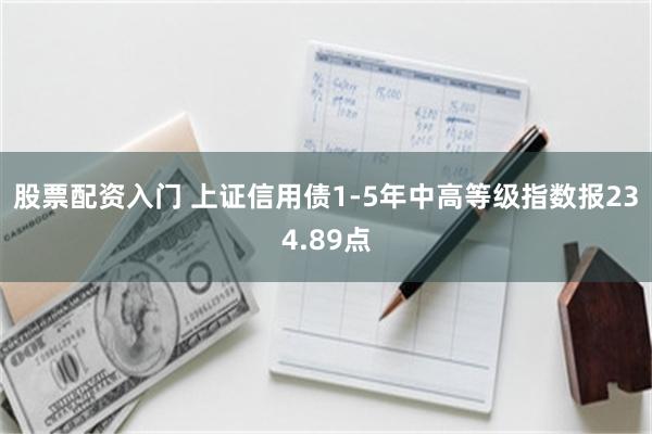 股票配资入门 上证信用债1-5年中高等级指数报234.89点