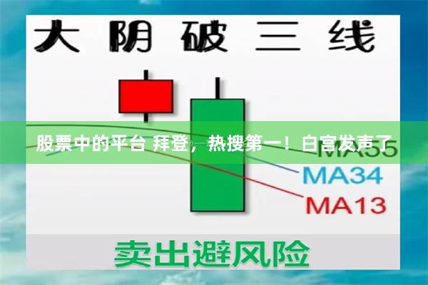 股票中的平台 拜登，热搜第一！白宫发声了